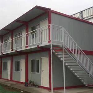 Maison conteneur ignifuge Structure en acier de couleur Maison conteneur Hôtel Café <span class=keywords><strong>Bureau</strong></span> Dortoir Design personnalisé Maison - Product Image 1