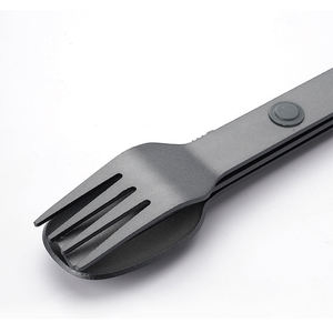 Magnetic Attraction Portable 3 Pcs Aluminium Couteau Fourchette Cuillère Set Camping <span class=keywords><strong>Couverts</strong></span> Set - Product Image 2