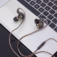 Linx earphone tali leher, headset mikrofon tahan keringat, earphone in-ear