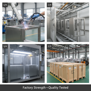 Isla de Cocina Exterior Moderna con Encimera de Acero Inoxidable, Fregadero, Refrigerador y Ahumador, Gabinete de Cocina Resistente a la Intemperie - Product Image 5