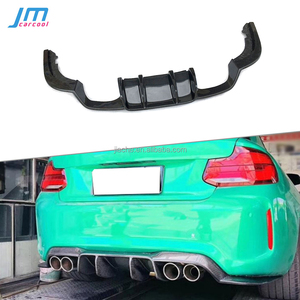 In Fibra di carbonio/FRP diffusore Posteriore Paraurti Lip Grembiuli per <span class=keywords><strong>BMW</strong></span> Serie <span class=keywords><strong>2</strong></span> F87 M2 Coupé <span class=keywords><strong>2</strong></span> Porte 2016 2017 V stile Paraurti Posteriore Hugger - Product Image 1