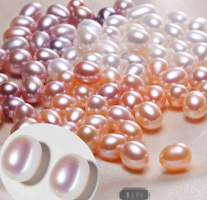 2025 סיטונאי 7-10 מ "מ טבעי מים מתוקים פנינים פנינים סגולות גדיל להכנת סגנון חם - Product Image 1