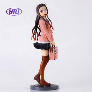 YMJ 2 Styles Demoned Slayer Anime <span class=keywords><strong>Kochou</strong></span> <span class=keywords><strong>Shinobu</strong></span> Uniforme Nezuko Kamado PVC Action Figure Kimetsu No Yaiba <span class=keywords><strong>Figurine</strong></span> Modèle Poupée T - Product Image 4