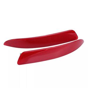 Réflecteurs de pare-chocs arrière BMW X5 E70, forme meniscus, en plastique, compatibles LED 5050, 08-10 - Product Image 1