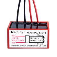 Dispositif de freinage électromagnétique redresseur demi-onde ZLKS-99/170-4 avec entrée 220V/380VAC et sortie 99V/170VDC
