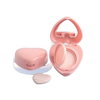 Boîtier vide pour maquillage en forme de cœur rose, marque privée, pour BB crème et fond de teint hydratant longue tenue, emballage de luxe