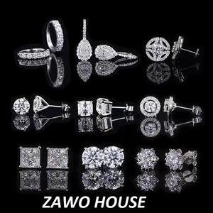 Pendientes de Diamantes Mossinate con Diseño Único en Forma de Corazón para el Día de San Valentín, Cumpleaños, Sorpresas y Celebraciones de Compromiso - Product Image 3