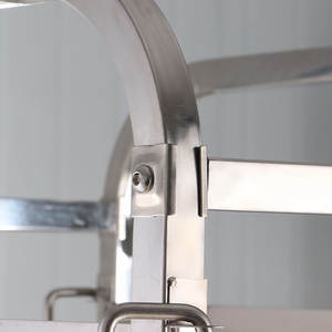 맞춤형 사이즈 스테인리스 베이커리 트롤리 빵 냉각 랙 트롤리 베이킹 팬 트레이 카트 트롤리 - Product Image 4