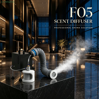 LUXAROMES F05 1500ml Diffuseur d'arômes à base d'huile à deux fluides cachés, nébuliseur, contrôle par application, système de diffusion de parfum sans eau 5000m³