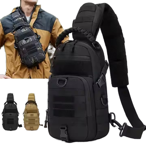 Unisex Green Tactical Sport Crossbody <b>Bag</b> Large Capacity Waterproof 20L Molle System Trekking Survival Tool Zipper Closure - Product Image 1