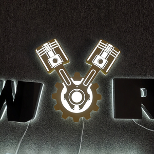 Enseignes rétroéclairées d'extérieur personnalisées avec logo mural en métal 3D Led Halo Enseigne éclairée par des lettres Led avec éclairage latéral Lettre <span class=keywords><strong>de</strong></span> canal - Product Image 3