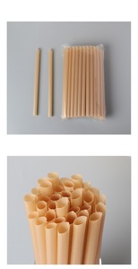 หลอดดูดน้ำแบบใช้แล้วทิ้งสำหรับแคมป์ปิ้ง ทำจากชานอ้อย ย่อยสลายได้ เป็นมิตรกับสิ่งแวดล้อม ขนาด 6 มม. 8 มม. 12 มม. - Product Image 5