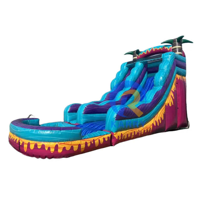 Hot sale High Quality Customized Inflatable Slides Inflatable Water Slide wet Dry Slide With Swimming Pool For Sale