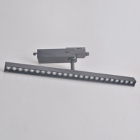 Lampes de grille réglables 5W 10W 16W 20W, 3 températures de couleur, luminaires modernes en aluminium sur rail pour le commerce de détail