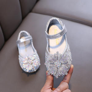 Zapatos <span class=keywords><strong>de</strong></span> Vestir <span class=keywords><strong>de</strong></span> Piel Sintética con Pedrería para Niñas, Zapatos <span class=keywords><strong>de</strong></span> Suela Suave para Niños Pequeños, para Bodas, Fiestas, Bailes, Uso Diario, Otoño - Product Image 2