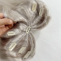 Nouvelles extensions capillaires à clipser Octopus 2026, 100 % cheveux humains, postiche invisible à multiples clips pour femmes, vente en gros pour salons