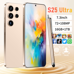 S25ดั้งเดิมอัลตร้า108MP กล้อง HD <span class=keywords><strong>5G</strong></span> สมาร์ทโฟน7.3นิ้ว16GB + 1TB การ์ดคู่ Android16ดีเคคอร์สเปนโทรศัพท์มือถือขายดี - Product Image 2