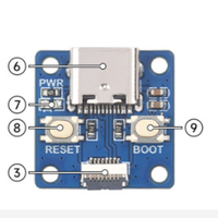 Carte de développement ESP32-S3-Tiny Dual Core 240MHz WiFi BLE 4MB Flash 2MB PSRAM USB Type-C 34 GPIO Solution IoT basse consommation