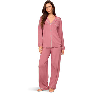 Nuovo Set di Pigiama e <span class=keywords><strong>Camicia</strong></span> <span class=keywords><strong>da</strong></span> <span class=keywords><strong>Notte</strong></span> in Viscosa <span class=keywords><strong>Modal</strong></span> a Due Pezzi per Primavera Estate 2025, Abbigliamento <span class=keywords><strong>da</strong></span> <span class=keywords><strong>Notte</strong></span> per Donne - Product Image 6