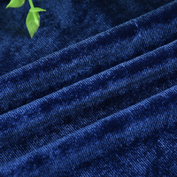 Tissu en velours extensible brillant en gros, Spandex/Polyester 240GSM pour robes, costumes, tapisserie et décoration intérieure