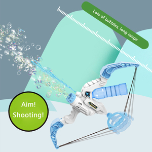 Jouet lanceur de bulles et pistolet à eau 2 en 1 style arc et flèche JY avec lumières LED pour enfants, jeu interactif d'été en plein air - Product Image 3