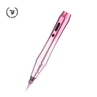 Dermografos Fabrikanten Tp010 Draadloze Dermografo Digitale Permanente Make-Up Tattoo Machine Lage Vibratie Cartridge Naaldpen