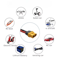 Fabricante de Cables Personalizados, Ensamblaje de Cables con Conectores XT30 XT60 XT90 Macho y Hembra para Baterías Lipo RC y Drones FPV