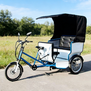 <span class=keywords><strong>Carrito</strong></span> Móvil Eléctrico, Bicitaxi Eléctrico, Triciclo Eléctrico de 3 Ruedas, Velo Taxi a Batería, E Rickshaw/Rickshaw Verde - Product Image 1