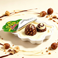 BESTAR Vente en gros de friandises tendance en forme de sapin de Noël, chocolat au lait croustillant aux noix, biscuits, en emballage festif