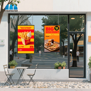 32 43 49 55 65 75 86 98 Zoll 3500cd Hochhelligkeits-Fensterdisplay LCD Digital Signage Semi-Outdoor Werbebildschirm für Geschäfte - Product Image 6