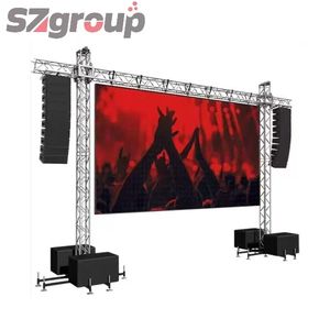 Support d'affichage portable en acier allié aluminium F34 à double couche, structure de treillis, stand publicitaire, tube principal d'angle 90°, 50*2mm, charge de 200 kg - Product Image 3