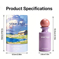 Boîte cadeau en forme de baignoire pour parfum féminin, parfum léger longue durée, profil olfactif floral