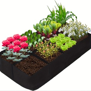 Sacs <span class=keywords><strong>de</strong></span> culture en tissu non tissé en polyester respirant, écologiques et réutilisables, pots <span class=keywords><strong>de</strong></span> pépinière <span class=keywords><strong>de</strong></span> 3 gallons pour plantes, racines saines - Product Image 3