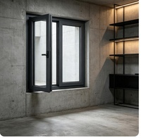 Ventana Abatible de Aluminio Diseñada para Bajo Nivel de Ruido y Ahorro de Energía
