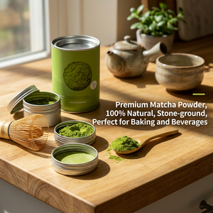 Wellness Diario, Matcha Orgánico de Grado 7A, Té Verde Puro de Grado Ceremonial, Suministro a Granel, Marca Privada, Personalización de Marca - Product Image 1