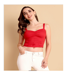 Haut Bustier Corset pour Femme – Coupe Ajustée Confortable – Idéal pour Soirées en Club, Sorties Festives, Tenues Décontractées ou Voyages - Product Image 1