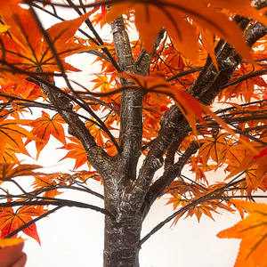 Arbre Bonsaï Artificia Érables Rouges Japonais <span class=keywords><strong>Automne</strong></span> Faux Érable Chinois Vente - Product Image 2