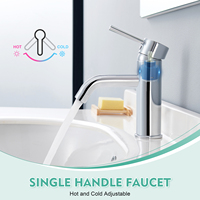Robinets de lavabo haut de gamme certifiés UPC mitigeur d'évier de salle de bain pas cher robinet de lavabo en acier inoxydable 304