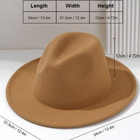 Chapeau de cowboy en feutre blanc personnalisé en gros, à large bord, pour fêtes western et country, pour adultes