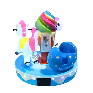 Centro Comercial de Fábrica de Guangzhou, Instalaciones de Entretenimiento con Carrusel al Aire Libre, Fibra de Vidrio y Metal, Capacidad de 1000 kg - Product Image 4