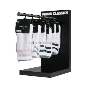 Tùy chỉnh truy cập hàng đầu tùy chỉnh bằng gỗ vớ hiển thị đứng nóng bán treo vớ hiển thị giá - Product Image 2