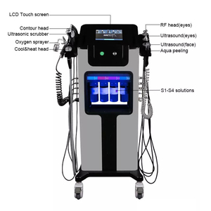 2023 Newest 10 in 1 Hydra Dermabrasion Facials Machine H2O2 Hydrofacials 8 En 1 Hydro Diamond Crystal Microdermabrasion Machine - Product Image 3
