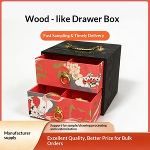 Caja de Regalo de Madera Premium 2026, con Acabado de Grano de Madera, Empaque Personalizado por el Fabricante - Product Image 2