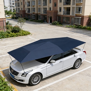 Pare-soleil de <span class=keywords><strong>voiture</strong></span> portable de haute qualité, housse de <span class=keywords><strong>voiture</strong></span> imperméable avec protection UV pour <span class=keywords><strong>abri</strong></span> de stationnement extérieur - Product Image 3
