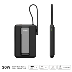 Cargador Portátil Inalámbrico Magnético con Correa, 5000mAh, 20W PD PPS, Carga Rápida, Batería <span class=keywords><strong>Externa</strong></span> - Product Image 4