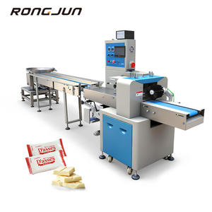 Machine d'emballage automatique de papier flowpack pour bonbons sucrés, machine d'emballage de type coussin, <span class=keywords><strong>Klein</strong></span> Maquina Embaladora <span class=keywords><strong>Dr</strong></span> Doces Flow Pack - Product Image 1