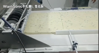 Machine à découper le nougat automatique industrielle Wanlisonic, équipement de découpe de bonbons à ultrasons