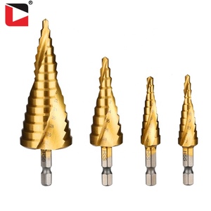 ชุดดอกสว่านเจาะแบบขั้นบันไดเคลือบไทเทเนียม HSS 4 ชิ้น - Product Image 3