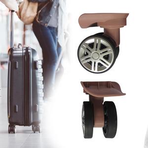 2 pezzi ruote girevoli dorate Rose e silenziose ruote per bagagli in materiale PU e PP accessori per la sostituzione della valigia - Product Image 1