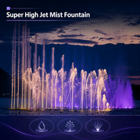 Fuente de Niebla LISHI para Proyectos de Paisajismo Urbano en Plazas de Ciudades con Control LED RGB DMX512 PLC Opcional, Suministro B2B